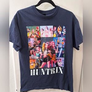 For the Fans! Huntrix size M Navy Tshirt
